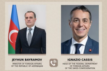 Azerbaijani and Swiss Foreign Ministers discuss international and regional security issues