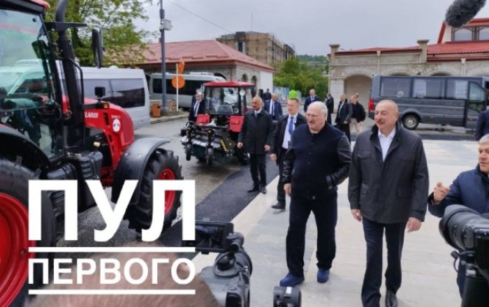Lukaşenkodan Şuşada traktor hədiyyəsi -