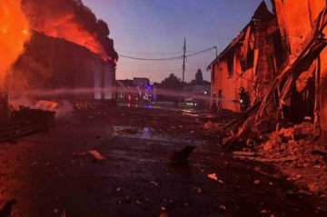 Zaporojye və Kiyev vilayətlərinə PUA hücumu olub, yaralılar var