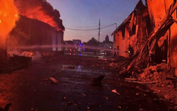 Zaporojye və Kiyev vilayətlərinə PUA hücumu olub, yaralılar var