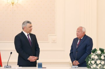 Ali Məhkəmədə hakim Şahin Yusifovun təqaüdə yola salınması münasibətilə tədbir keçirilib