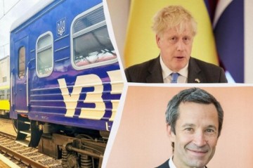 Rusiyanın Ukrayna-Polşa sərhədində zərbə endirdiyi qatarda Boris Conson və Mertsin müşaviri də olub