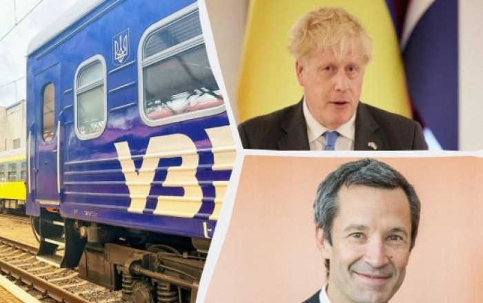 Rusiyanın Ukrayna-Polşa sərhədində zərbə endirdiyi qatarda Boris Conson və Mertsin müşaviri də olub