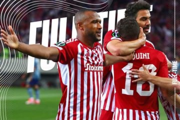 Olympiacos beat Aston Villa to play Fiorentina in Europa Conference League final in Athens