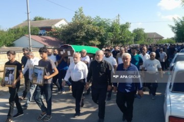 Odessa yaxınlığında vurulan gəminin kapitanı torpağa tapşırılıb