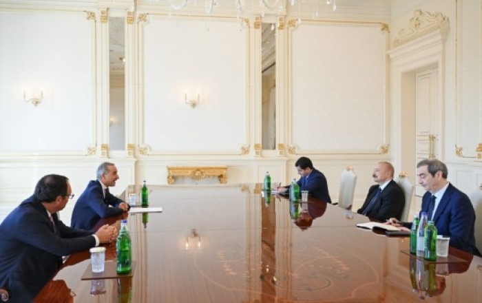 Prezident İlham Əliyev ATƏT Parlament Assambleyasının prezidentini qəbul edib
