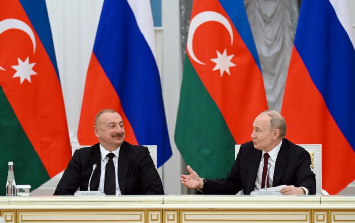 İlham Əliyev və Putin BAM veteranları ilə görüşdü -