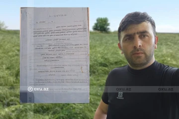 "Torpaq mənim adımadır, ancaq keçmiş icra nümayəndəsi SAXTA YOLLA başqasına satıb" -