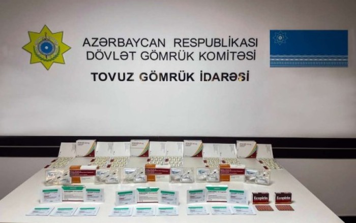 Bəyan edilməyən dərmanların gömrük sərhədindən keçirilməsinin qarşısı alınıb