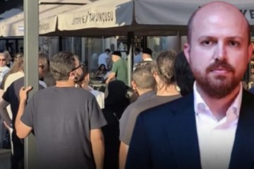 Ərdoğanın oğlu restoran açdı - Qarşısında uzun növbələr var
