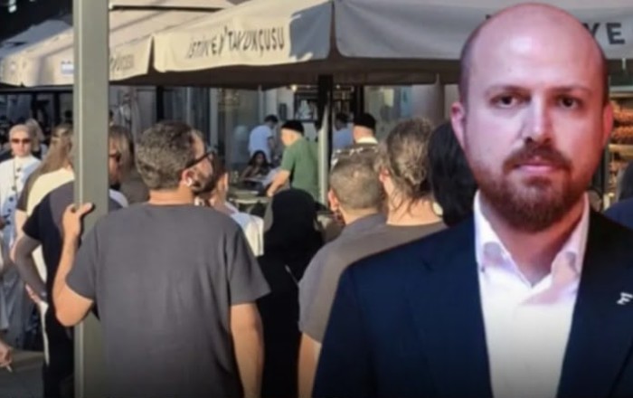 Ərdoğanın oğlu restoran açdı - Qarşısında uzun növbələr var