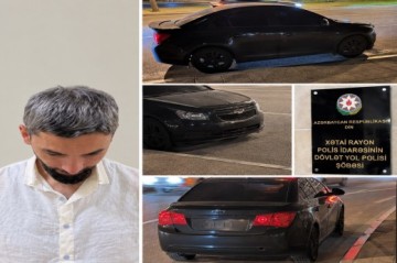 Bakıda narkotikin təsiri altında maşın sürən şəxs həbs edilib