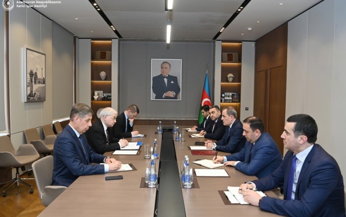 Azerbaijani FM meets with Igor Khovayev