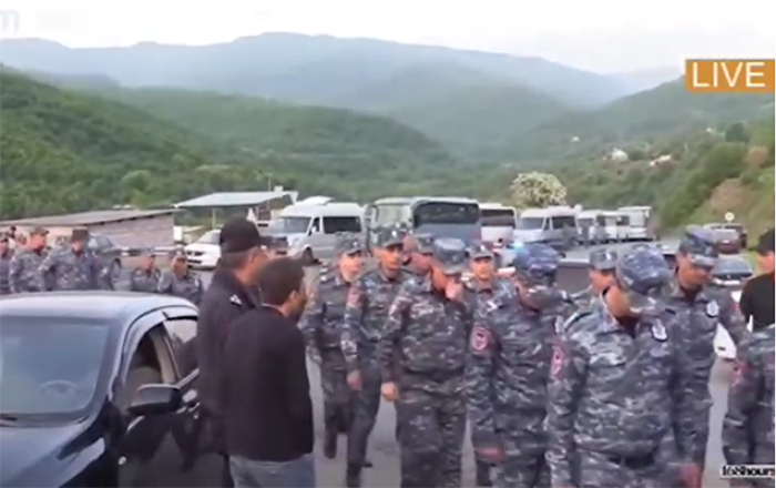 Ermənistan polisi Kirantsda xüsusi əməliyyat keçirir -