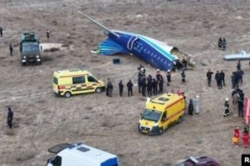 AZAL crew members commemorated at II Alley of Honor on anniversary of Baku–Grozny flight crash near Aktau -PHOTO