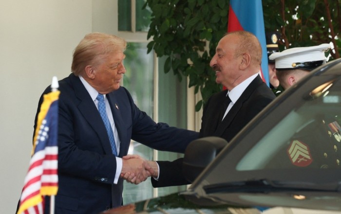 Tramp Prezident İlham Əliyevin Şuşa Forumunda çıxışı əsasında hazırlanmış materialı paylaşıb