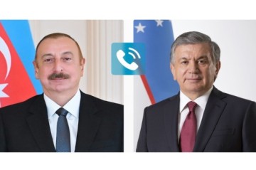 President Ilham Aliyev holds phone call with Uzbek President Shavkat Mirziyoyev