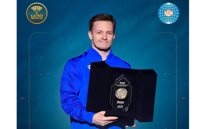 Azərbaycanın idman gimnastı Nikita Simonov Dünya Kubokunun qalibi olub