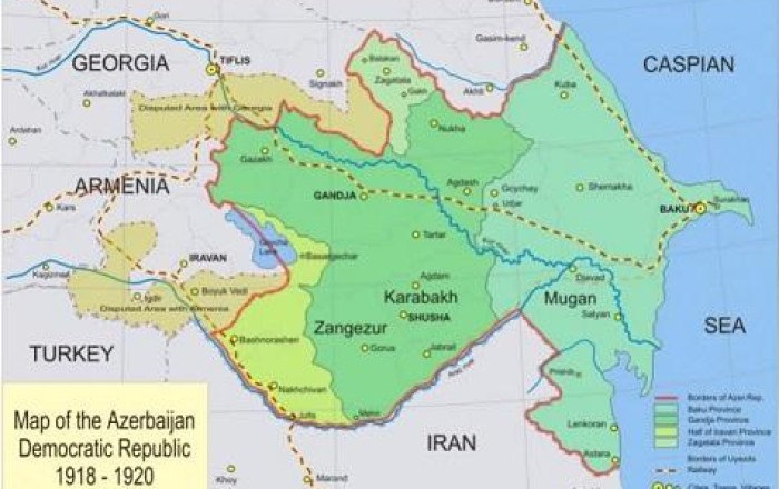 107 illik xəritə: İki Azərbaycan dövləti var –