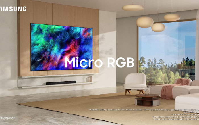 Samsung Micro RGB Azərbaycanda: bir ekran, hər gün yeni təcrübə