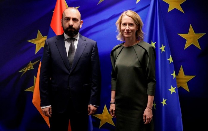 Ararat Mirzoyan və Kaya Kallas Azərbaycan-Ermənistan sülh sazişindən danışıblar