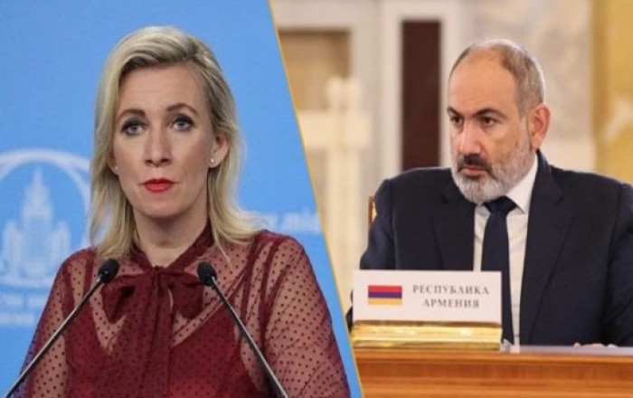 Zaxarova Paşinyanın 102-ci baza ilə bağlı dediklərinə Bulqakovun sitatı ilə istehzalı cavab verib