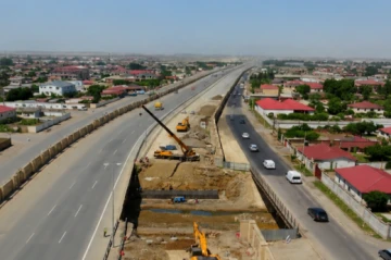 Qaradağda 3 fərqli yol sahəsində yeni avtomobil körpüləri tikilir