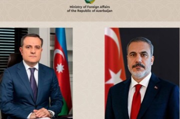 Azerbaijani, Turkish Top Diplomats mull regional security situation